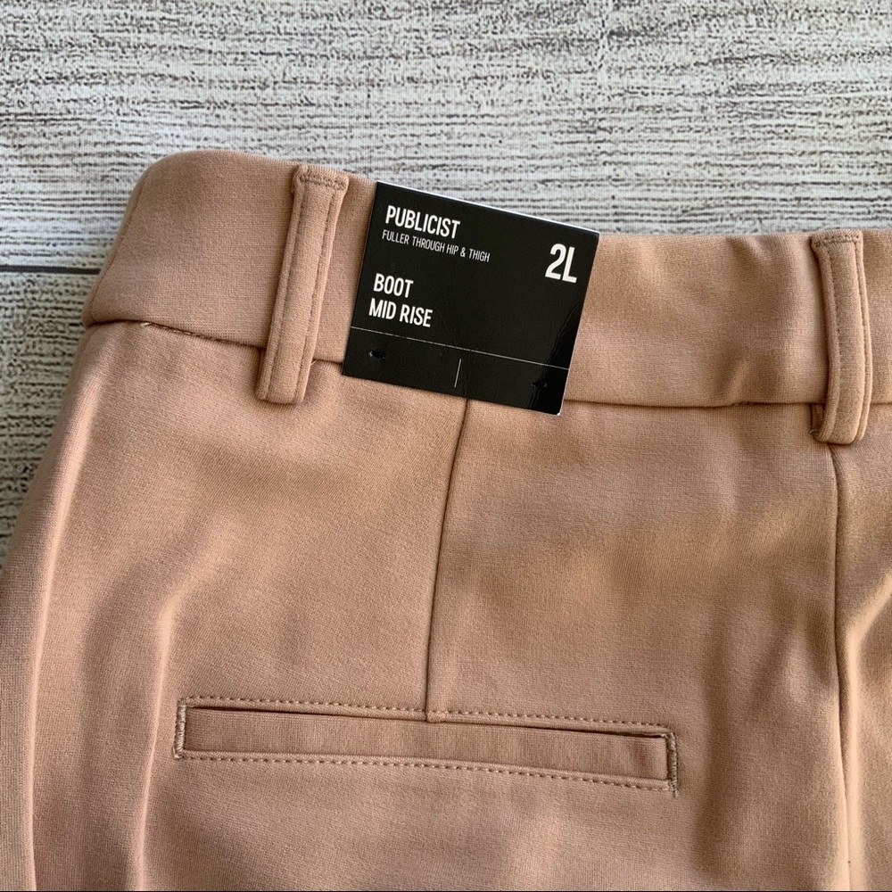 EXPRESS Mid Rise Knit Curvy Bootcut Pant - Picture 7 of 13